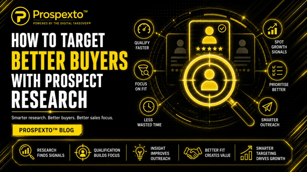 Target Better Buyers With Proven Prospect Research
